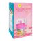 Children's Pot Plastic Water Flask With Fancy Straw For Kids, 250ml, 3.9in (H) x 3in (W), Pink