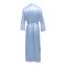 Flourish 2-Piece Nightdress With Silk Nighty and Ankle-Length Robe, Grey, FLW-5981