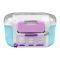 Homeatic Plastic Lunch Box With Cutlery, 750ml/600ml Capacity, 2.2in (H) x 3.3in (W) x 3.1in (D), Blue, HMT-010