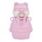 Bear Metal Water Bottle, Pink, 480ml, 5.5in (H) x 3.3in (W), (6281) 0000976