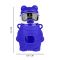 Bear Metal Water Bottle, Blue, 480ml, 5.5in (H) x 3.3in (W), (6281) 0000976