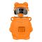 Bear Metal Water Bottle, Orange, 480ml, (6281) 0000976