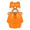 Bear Metal Water Bottle, Orange, 480ml, 5.5in (H) x 3.3in (W), (6281) 0000976