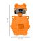 Bear Metal Water Bottle, Orange, 480ml, 5.5in (H) x 3.3in (W), (6281) 0000976