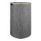 AJF Wooden Laundry Hamper/Basket with Lid, Bathroom Tall Laundry Bin, 23.6in (H) x 15.2in (W) x 12.8in (D), Grey, AY-6