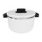 Happy Ware Forte Warmer Pot With Twist-Lock Lid, 1.8 Liter Capacity, 9.8in x 7.1in x 5.3in, White, SU-647