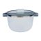 Happy Ware Forte Warmer Pot With Twist-Lock Lid, 3.5 Liter Capacity, 11.6in x 8.7in x 6.5in, Grey, SU-648