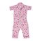 Basix Girls Strawberry Shorts Sleeves Night Suit, Lavender Pink, GRL-171