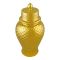 Bhoja Ceramic Vase Candy Jar, Gold, YC-086