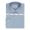 Pace Setters Men's Blue Solid Shirt, PS-2195