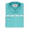 Pace Setters Men's Sea Green Solid Shirt, PS-2195