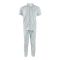 Basix Men's Check Print Cotton Loungewear Dress, 2-Piece Set, Sea Green & White, LW-823