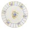 Angela 2-Tier Floral Round Cake Serving Stand, Ideal For Cupcakes, Pastries, Donuts & Desserts, Blue, MK189