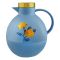 Angela Floral Round Vacuum Flask Thermos Jug, 750ml, Blue, MK195