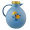 Angela Floral Round Vacuum Flask Thermos Jug, 750ml, Blue, MK195