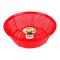 Lion Star 24cm Plastic Basin Strainer, Red, BA-33