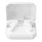 Yolo Yopod Active+ Wireless Earbuds, 30 Hours Total Playtime, IPX5 Water Resistant, White