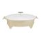 Brilliant 14.5" Oval Casserole Serving Dish With Candle Stand/Rack - Buffet Food Warmer, BR0008