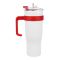 Inaaya Traders 650ml Stainless Steel Vacuum Insulated Coffee Mug, Red, 101714