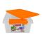 Lion Star Puro Plastic Container, No.8, Orange, JX-38