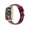 Yolo 2.1" Amoled Display Supreme+ Smart Watch, IP67 Water Resistance, Gold, Maroon Strap