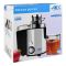 Anex Deluxe Juicer, 400W, 1500ml Pulp & 500ml Juice Container, Black, AG-70