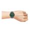 U.S. Polo Assn Men's Round Dial Chronograph Wrist Watch With Chain Strap, Green, USPA1014B-11