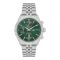 U.S. Polo Assn Men's Round Dial Chronograph Wrist Watch With Chain Strap, Green, USPA1054B-02