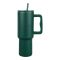 AJF Plain Stainless Steel Vacuum Insulated Tumbler With Lid & Straw, 1800ml, Green