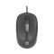 Manhattan Comfort II Wired Optical USB Mouse, Black, 190190