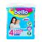 Bello Baby Diapers Jumbo Pack, Large, No.4, 8-18Kg, 70-Pack