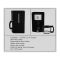 Anex Deluxe Coffee Machine/Maker, 1250ml Capacity (2-10 Cups), 915-1080W, Black, AG-811