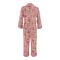 Basix Women's Digital Crepe Floral Loungewear Dress, 2-Piece Set, Rose Pink, LW-644