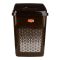 Eco Plastic Dustbin With Lid, 11000ml, Brown