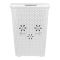 Graceware Plastic Laundry Basket, White