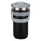 AJF Stainless Steel Vacuum Insulated Tumbler Bottle - Hot/Cold Travel Mug with Lid & Straw, 900ml, Black, SUS 304