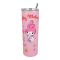 AJF My Melody Anime Stainless Steel Tumbler With Straw, 700ml, Pink