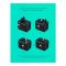 Joyroom 17W 4-Port Universal Travel Adapter/Charger, Black, JR-TCW01