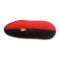 Relaxsit Fiber Two-Tone Neck Pillow, For Travel, Home & Office, Red, 13"x12"