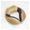 Relaxsit Velveto Neck Pillow, For Travel, Home & Office, Beige, 10.63" x 10.63"