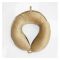 Relaxsit Velveto Neck Pillow, For Travel, Home & Office, Beige, 10.63" x 10.63"