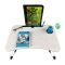 Relaxsit Bed Pro Folding Laptop Table, Portable Desk For Study, White, 15.75" x 23.62"