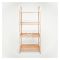 Relaxsit 4-Tier Foldable Bookshelf, Screwless Bookcase Organizer, White, 55” H x 24” W x 10” D