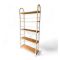 Relaxsit 5-Tier Foldable Bookshelf, Screwless Bookcase Organizer, White, 67.5” H x 30” W x 10” D