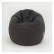 Relaxsit Puffy Leather Bean Bag, Brown, 43.31" x 31.5"