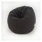 Relaxsit Puffy Leather Bean Bag, Brown, 43.31" x 31.5"