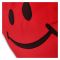 Relaxsit Smiley Fabric Bean Bag, Red, 22.83" x 29.53"