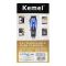 Kemei Rechargeable Hair Clipper/Trimmer, 4 Combs, KM-709A