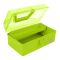 Multi-Purpose Storage Box with Tray, Ideal for Makeup, Medical, Art & Beauty Products, Green, 2226