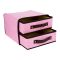 2-Layer Clothes Storage Drawer Organizer, Ideal for Wardrobes & Closets, Pink